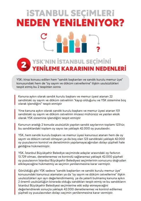 İstanbul seçimlerindeki usulsüzlükler neler? Seçimler neden yenileniyor?