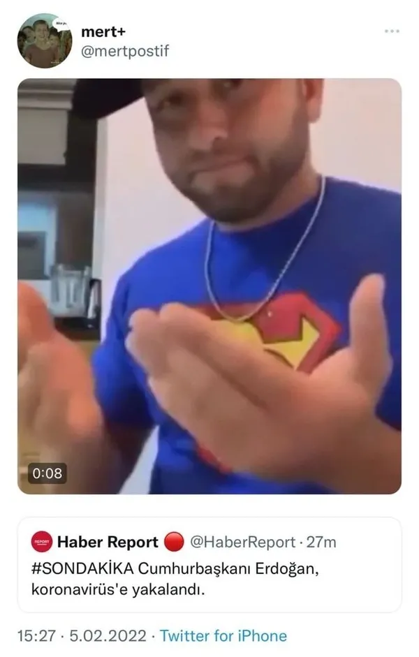 Başkan Erdoğan’ın Kovid-19 testi pozitif çıktı! Sosyal medyanın hadsizlerinden iğrenç sözler