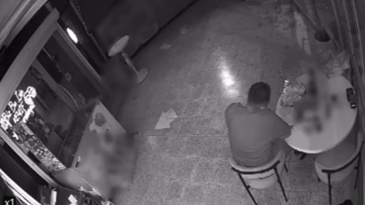 Burdur'da bir garip olay! Camı kırarak markete girdi: Yedi içti ve gitti