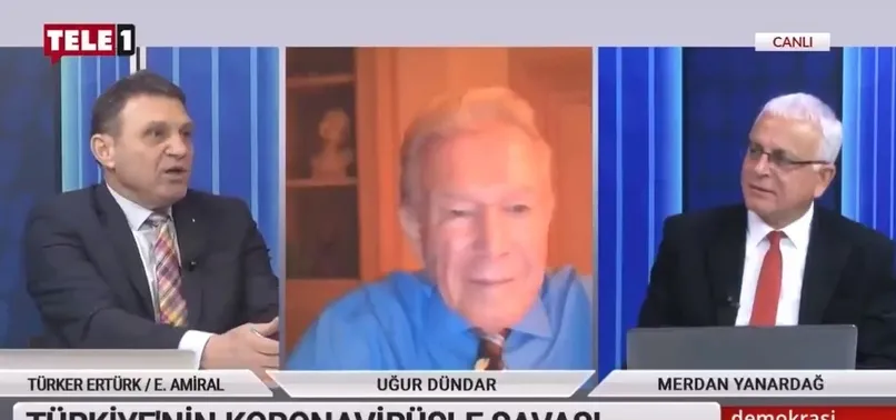 Tele1 Genel Yayın Yönetmeni Merdan Yanardağ ve Emekli amiral Türker Ertürk'ten "Bir otobüse 40 kişi birden de biniyorlar" yalanı