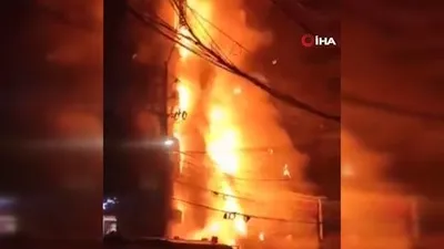 7 katlı restoranda yangın: Çok sayıda ölü ve yaralılar var