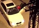 Kadına şiddet anı kamerada! Tekme tokat dövdü!