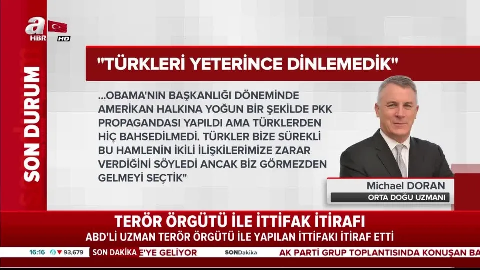 ABD’li uzmandan terör örgütü PKK/YPG itirafı |Video