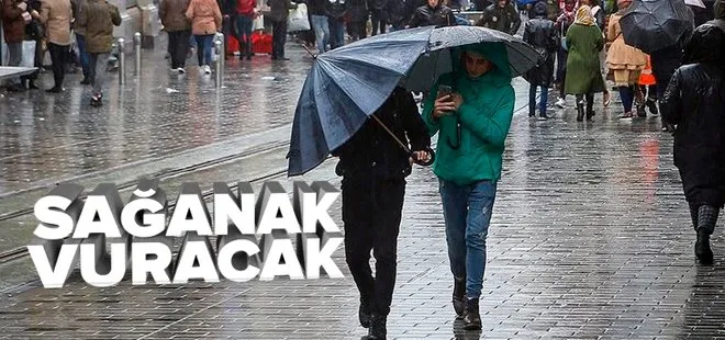 İstanbul ve Ankara da sağanak yağış listesinde! Meteoroloji’den 5 günlük hava durumu raporu