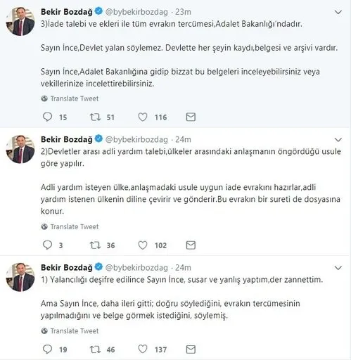 Hükümetten Muharrem İnce'ye FETÖ yanıtı - 1