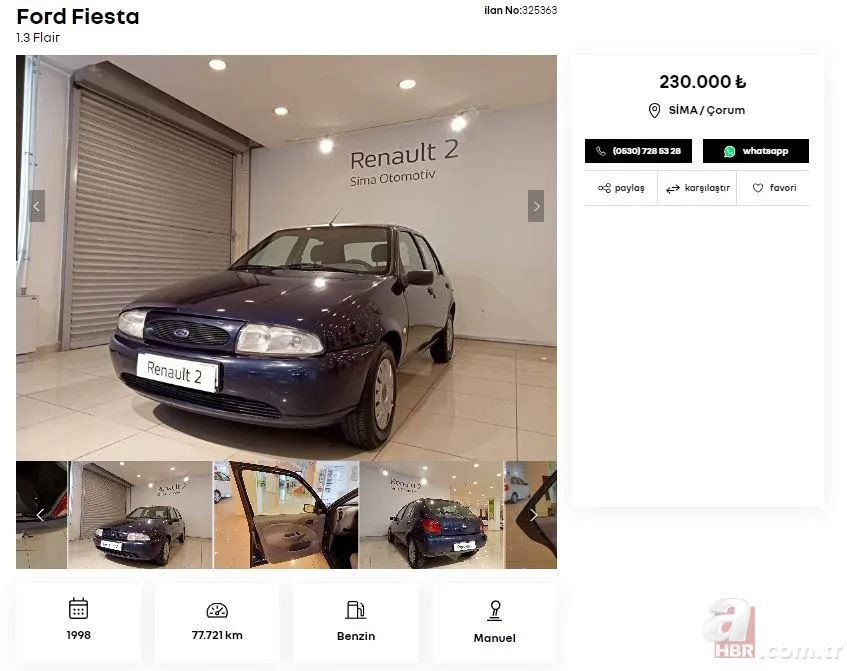 Renault ekim ayı yenilenmiş 2. El araç modelleri ve fiyatlarını açıkladı! 230 bin TL’den başlayan fiyatlarla Fiat, Renault, Peugeot, Volkswagen, Hyundai... 3