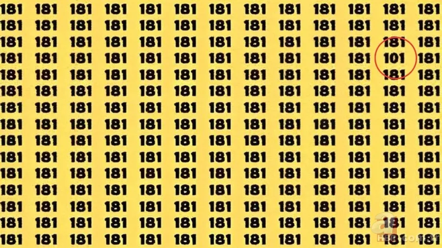 Zihin oyunları severler için meydan okuma! Farklı sayıyı kaç saniyede bulabilirsin? 5