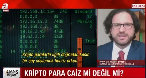 Kripto paralar caiz mi? Prof. Dr. Murat Şimşek'den A Haber'de kripto para açıklaması - 1