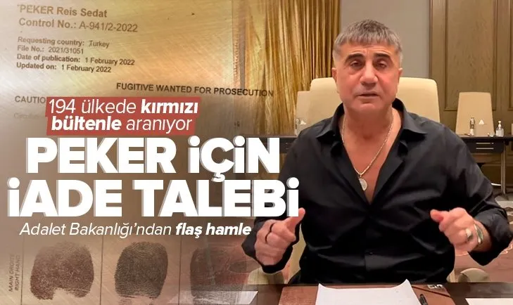 INTERPOL Sedat Peker için harekete geçti: 194 ülkede kırmızı bültenle aranıyor! Türkiye’den flaş hamle