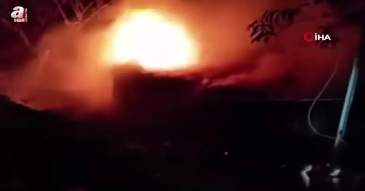 Ormanlık alanda çıkan yangın eve sıçradı!