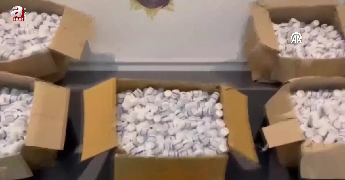 Tıra gizlenmiş 153 bin 615 sentetik ecza ele geçirildi
