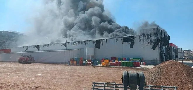 Burdur’da oyuncak fabrikasında yangın
