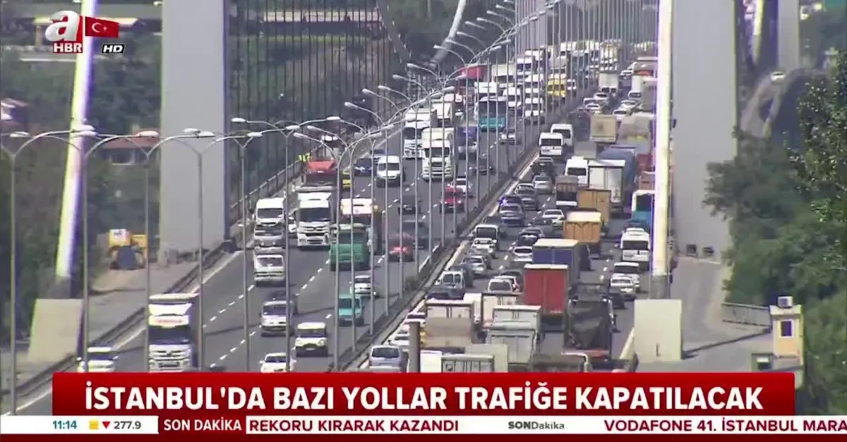 Maraton Nedeniyle Istanbul Da Trafige Kapali Yollar Ahaber Son Dakika Video Izle