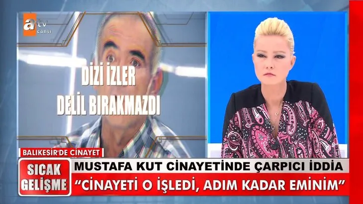 Müge Anlı’daki Mustafa Kut cinayetinde çarpıcı iddia! Canlı yayında açıkladı stüdyo buz kesti: Gece kadın kıyafeti giyip...