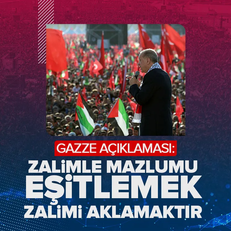 Başkan Erdoğan’dan Gazze paylaşımı