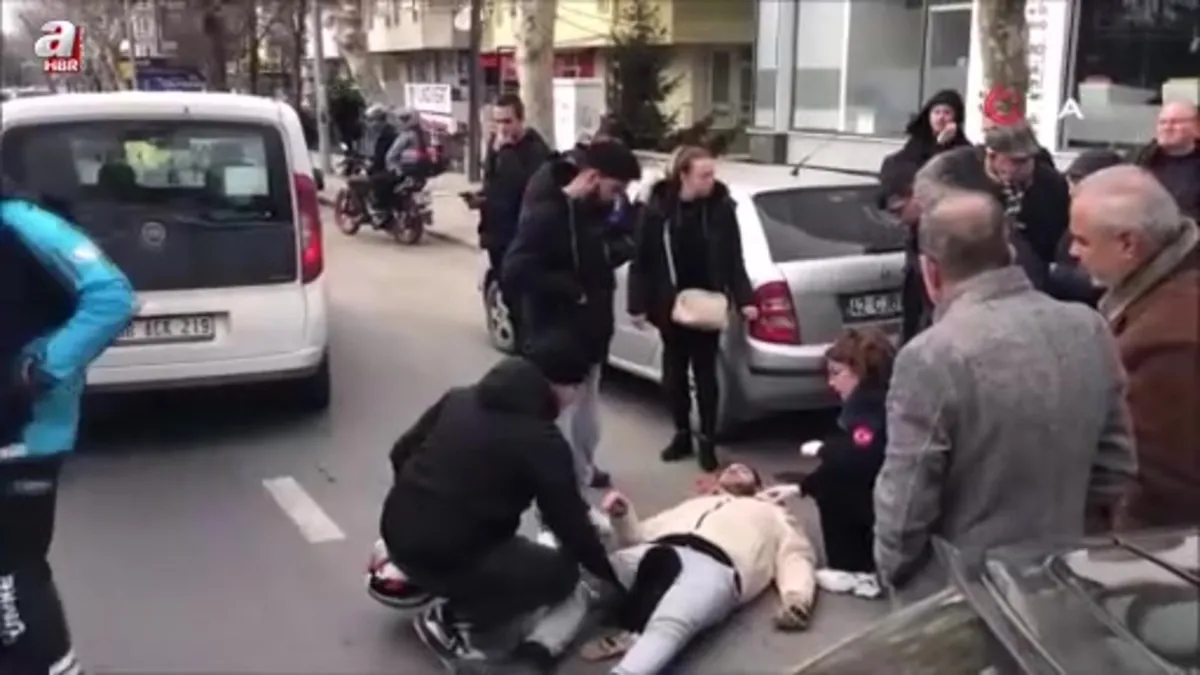 Yürekleri ağza getiren kaza kamerada