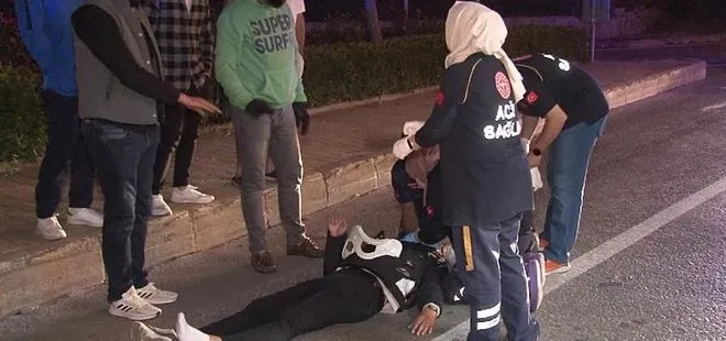 İstanbul'da otomobille motosiklet çarpıştı | Sürücü olay yerinden kaçtı! 1 yaralı