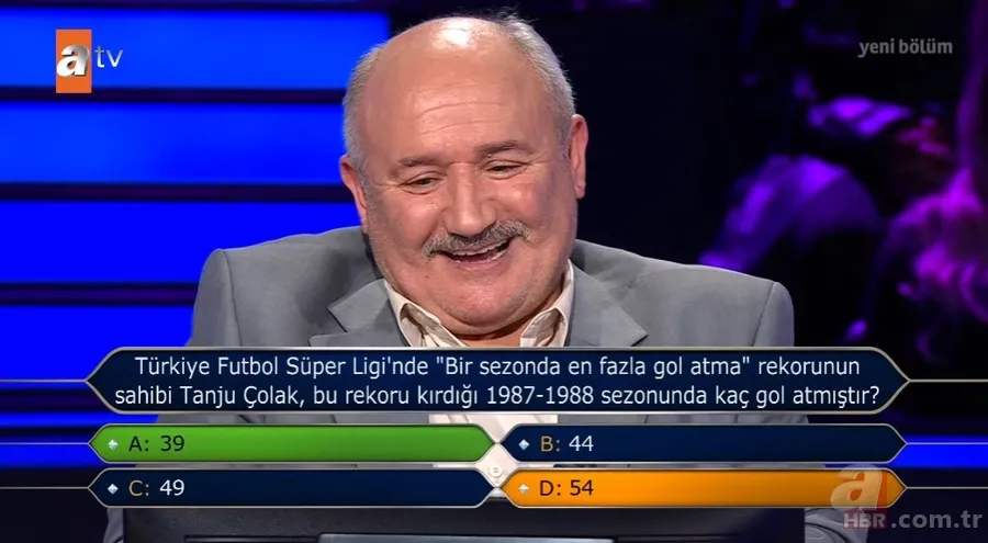 Milyoner'de gülümseten anlar! Soruda kendisini görünce oldukça şaşırdı 8