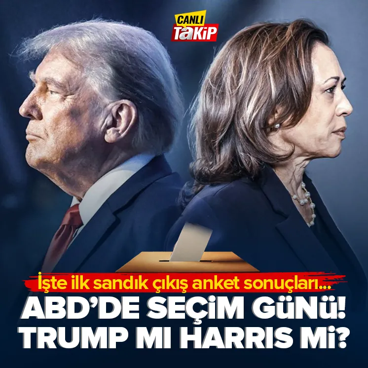 ABDde seçim günü! Trump mı Harris mi kazanacak?