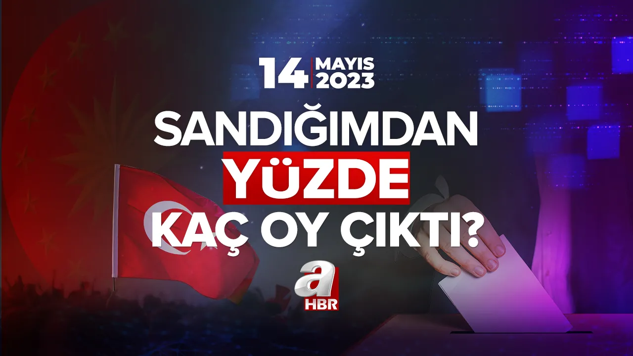 14 Mayıs Pazar Sandığımdan kime yüzde kaç oy çıktı? 2023 oy kullandığım sandıktan hangi adaya/partiye kaç oy çıktı?