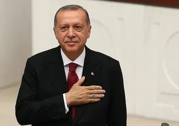 Başkan Erdoğan'dan milli güreşçilere tebrik!