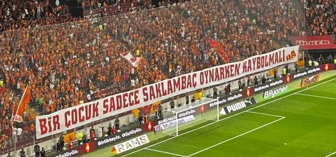 Galatasaray taraftarı Narin Güran’ı unutmadı!