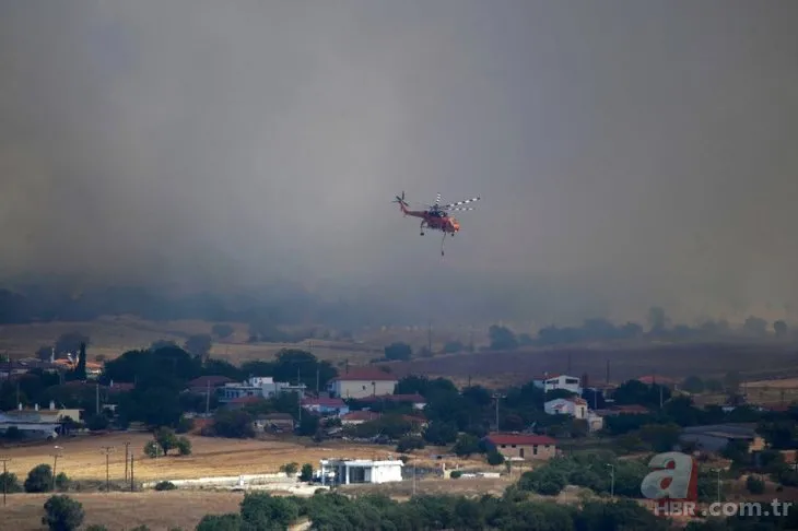 Yunanistan’daki yangın Türkiye’ye yaklaşıyor: İpsala’dan çıkışlar durduruldu | Acil durum ilan edildi