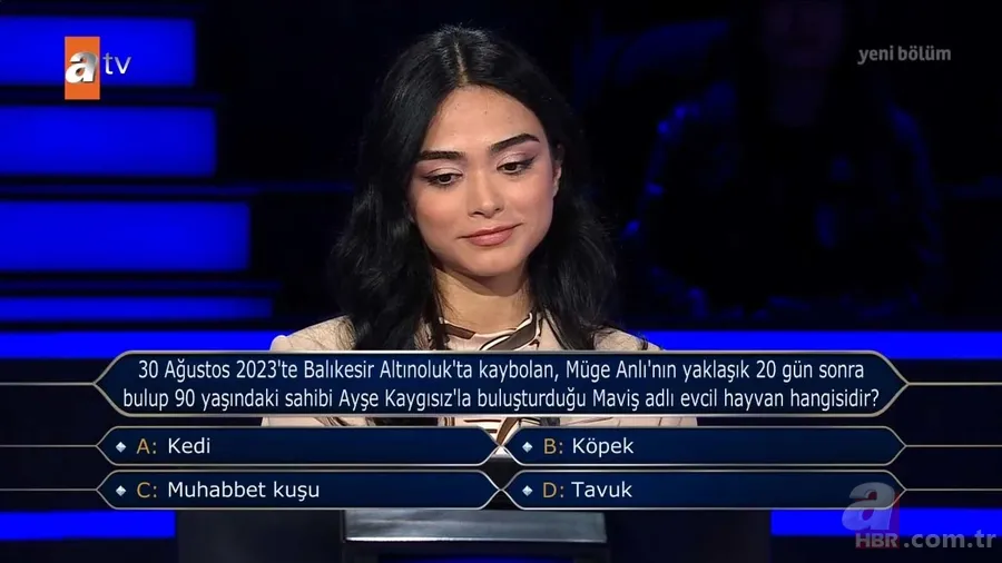 Ayşe Teyze'nin kaybolan Maviş'i Milyoner'de! Müge Anlı hayranları soruyu bildi bile 4
