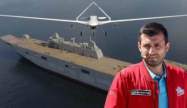 Son dakika: Haluk Bayraktar paylaştı! Bayraktar TB3 SİHA'dan ilk görüntü | TCG ANADOLU uçak gemisi detayı - 4