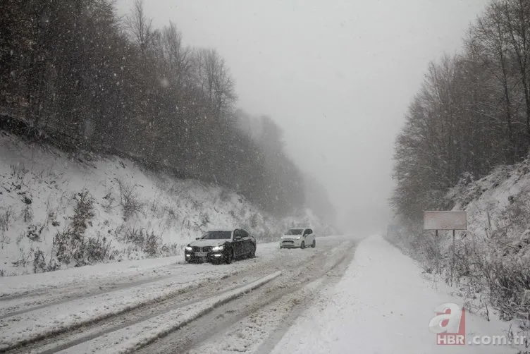 Kocaeli ve Bolu'nun yüksek kesimlerine ilk kar düştü 24