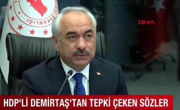 HDP’li Selahattin Demirtaş’ın skandal sözlerine sert tepki: Devleti suçlar teröristleri korur