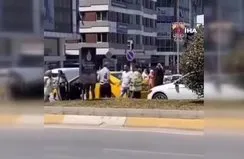 Sultanbeyli’de kaza sonrası tartışma kamerada