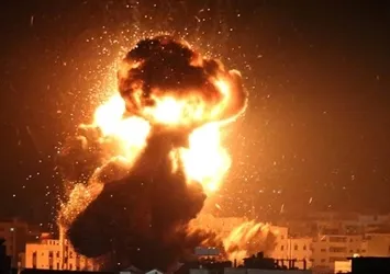 Katil ordusu Gazze'de bomba yağdırdı! Çok sayıda ölü var