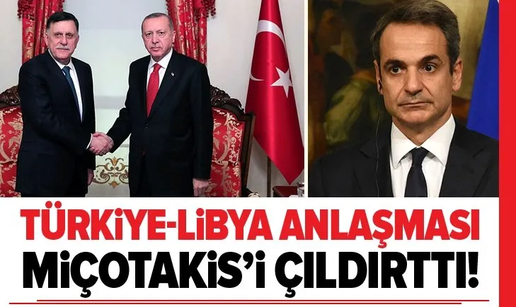 Türkiye-Libya anlaşması Miçotakis'i çıldırttı!
