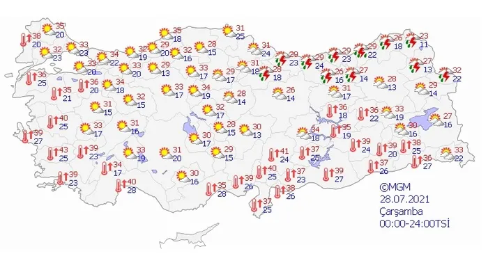 Meteoroloji'den Marmara Ege Akdeniz ve Karadeniz için son dakika hava durumu uyarısı! Sıcaklar 4-8 derece... - 6