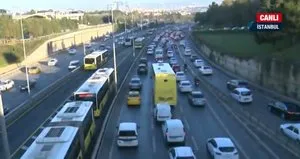 İstanbul’da sabah trafiği