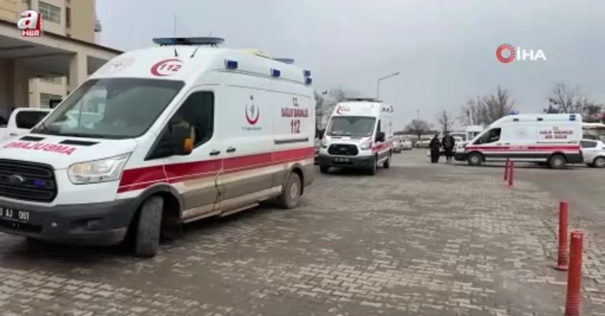 Siverek’te çift taraflı trafik kazası