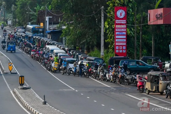 Sri Lanka’da petrol bitti! Daha da zor günler gelecek