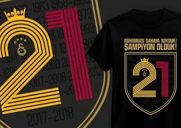 Şampiyona özel tişört
