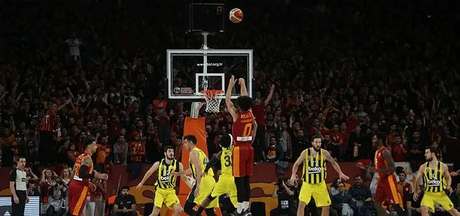 Son dakika... Potada  derbinin galibi Galatasaray! Galatasaray 84-74 Fenerbahçe Beko’yu mağlup etti