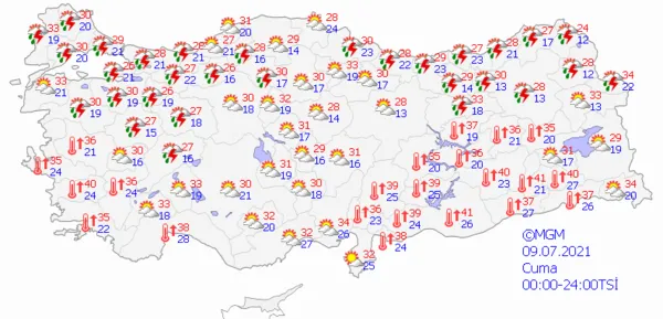 1625670916589.png Meteoroloji'den çok sayıda ile sağanak yağış uyarısı! Önümüzdeki günlerde hava nasıl olacak? İstanbul Ankara İzmir hava durumu - 5