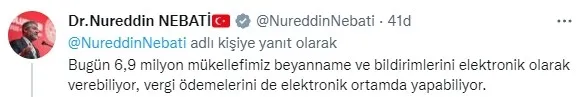 Hazine ve Maliye Bakanı Nureddin Nebati’den KDV açıklaması: Süre uzatıldı
