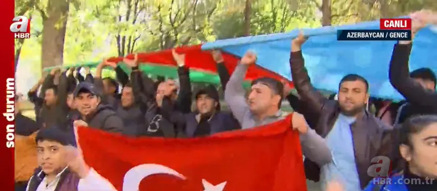 Son dakika: Şuşa zaferinin ardından Azerbaycan'da çifte bayram! Vatandaşlar sevinçlerini A Haber'le paylaştı 2