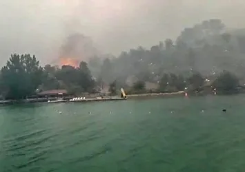 Manavgat'ta korku dolu anlar: Bizi değil bebeğimizi kurtarın