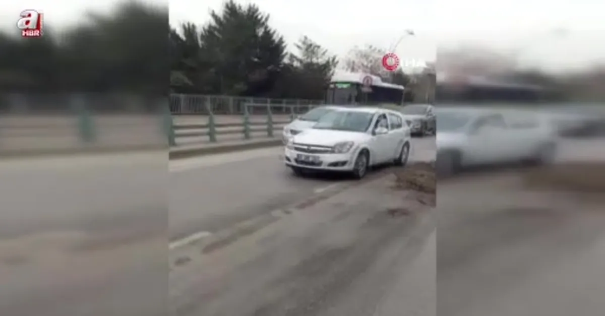 D100'de trafiği felç eden olay!