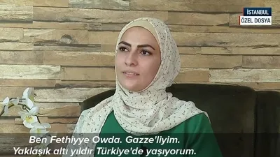 İstanbul’daki Gazzeliler A Haber’e konuştu