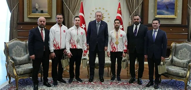 Başkan Erdoğan, Ahmet Önder ve İbrahim Çolak’ı kabul etti