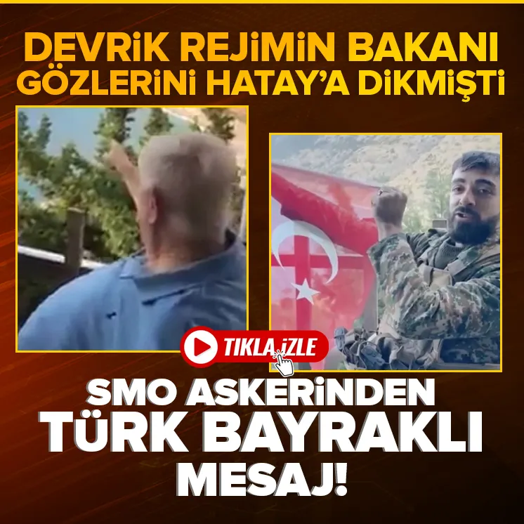 SMOdan devrik bakana Türk bayraklı mesaj!