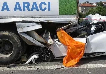 Kuzey Marmara Otoyolu'nda feci kaza!