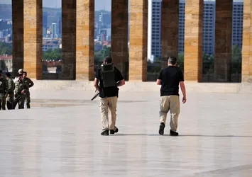Anıtkabir'de 'dronesavar'lı önlem